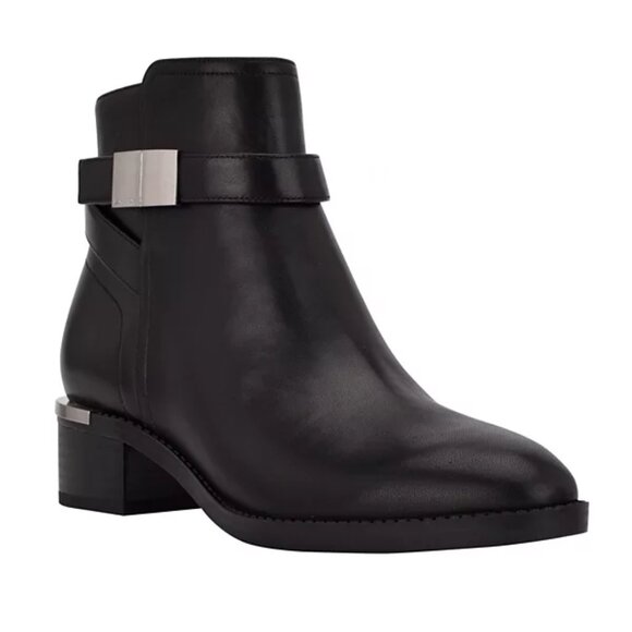 Calvin Klein Dwayne Casual Block Heel Booties - Picture 1 of 7